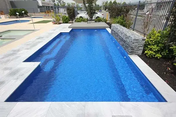 Large fibreglass pool