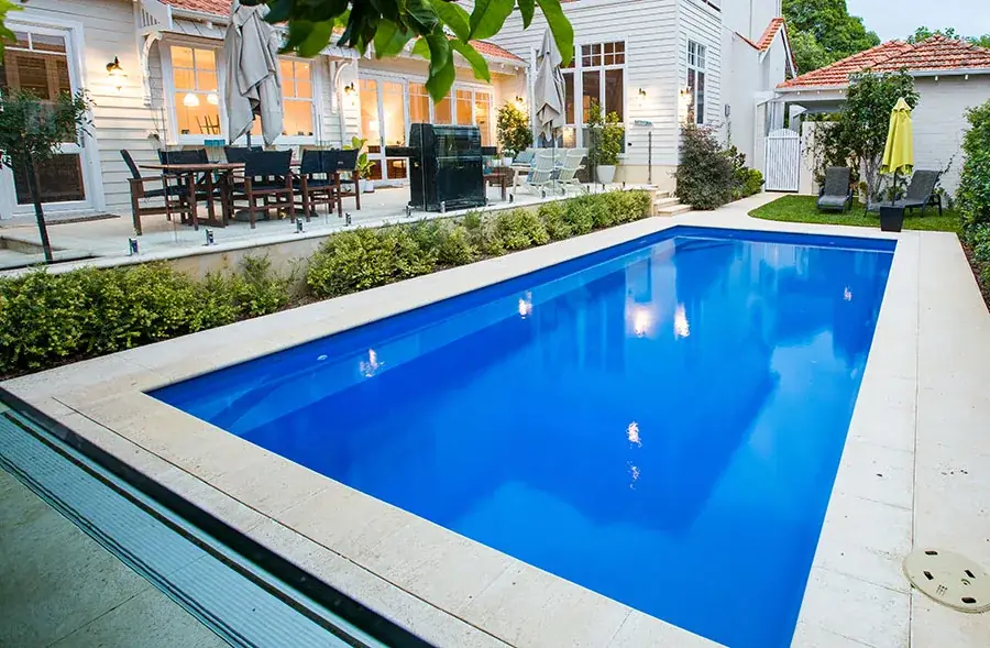 Family fibreglass pool