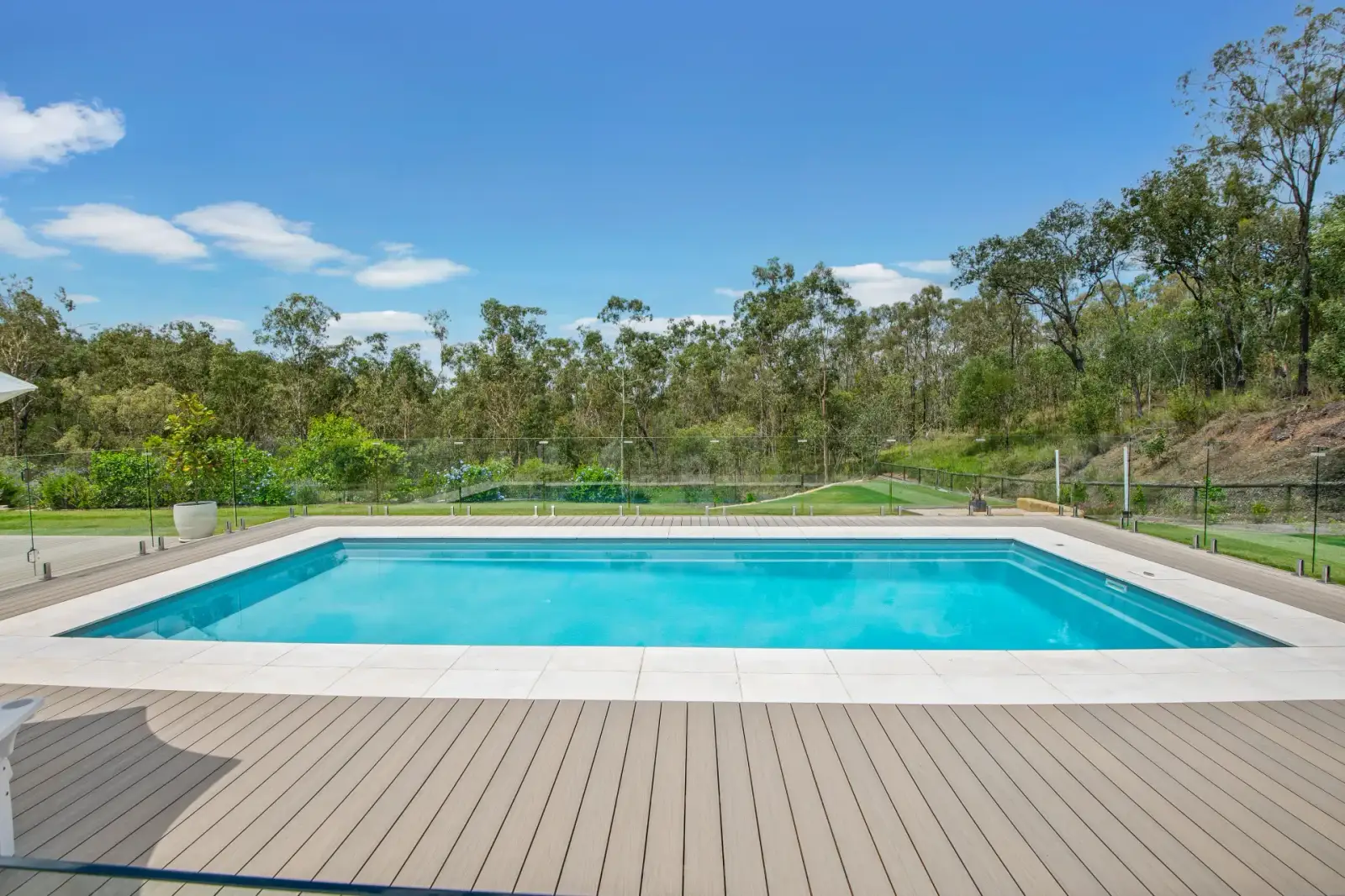 Westminster fibreglass pool in Silver Mist, Brisbane